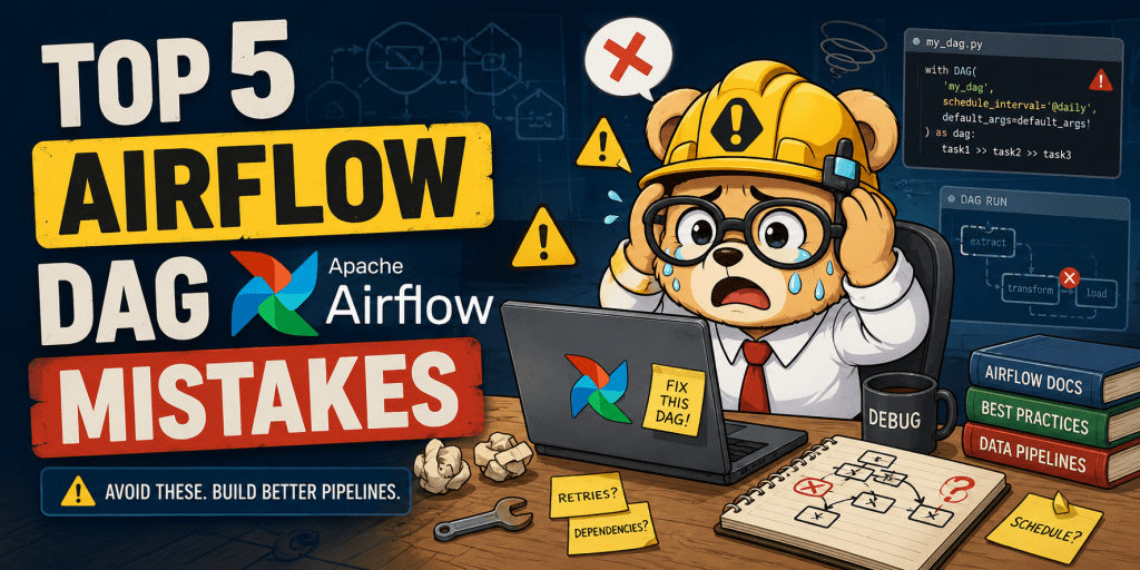 Top 5 Airflow DAG mistakes